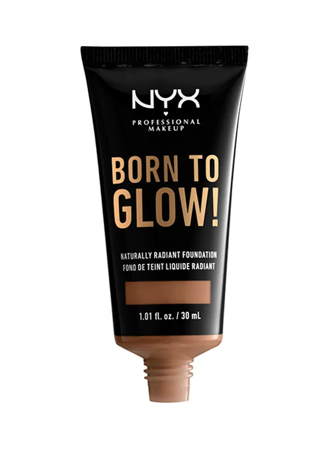 NYX PROFESSIONAL MAKEUP Born To Glow! Naturally Radiant Foundation Warm Caramel