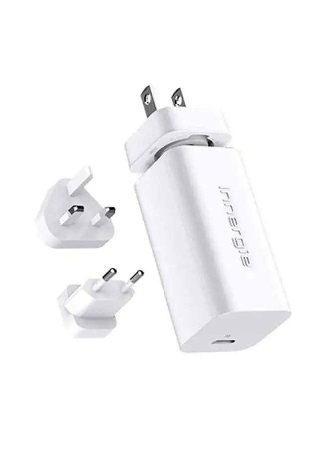 محول الطاقة Innergie 60C Pro USB-C أبيض