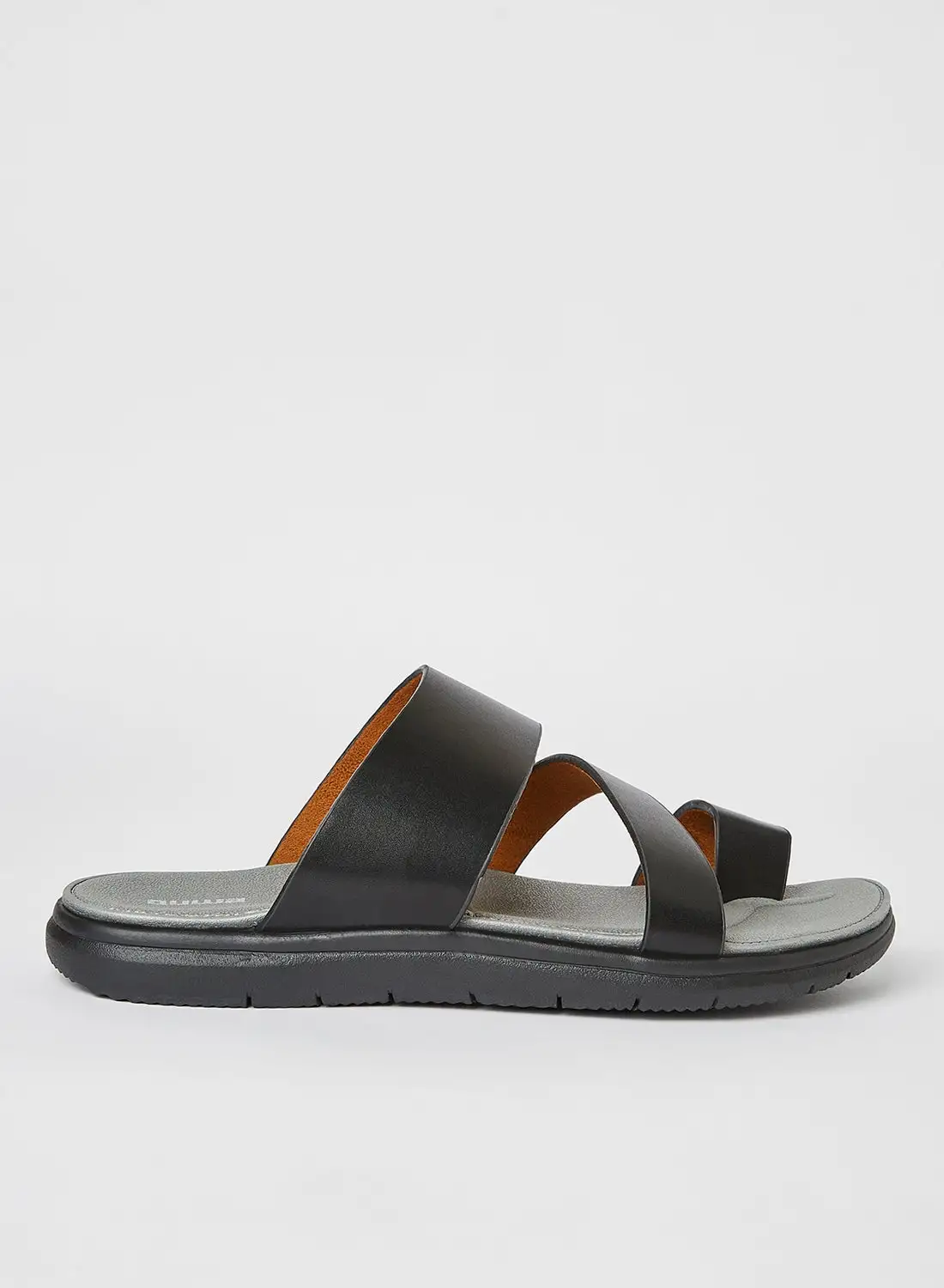 QUWA Casual Slip-On Sandals Black