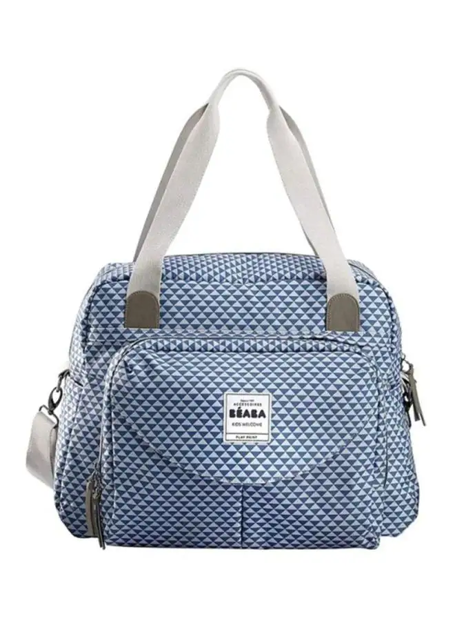 BEABA Geneva II Printed Changing Bag - Blue/White