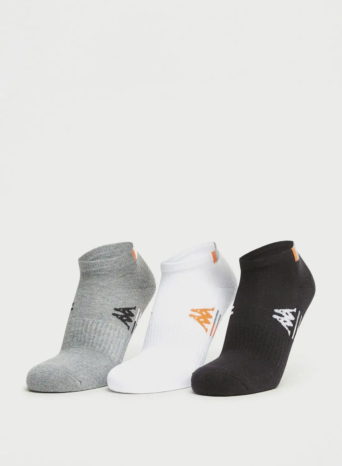 Kappa 3 Pack Logo Crew Socks