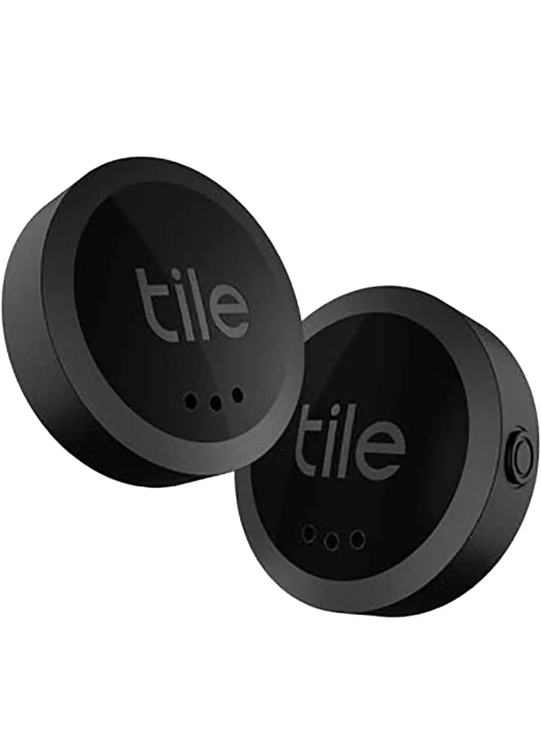 ملصق Tile 2022 Bluetooth Item Finder، عبوتان، نطاق العثور على 45 متر، يعمل مع Alexa وGoogle Home، متوافق مع iOS وAndroid، ابحث عن مفاتيحك وأجهزة التحكم عن بعد والمزيد باللون الأسود