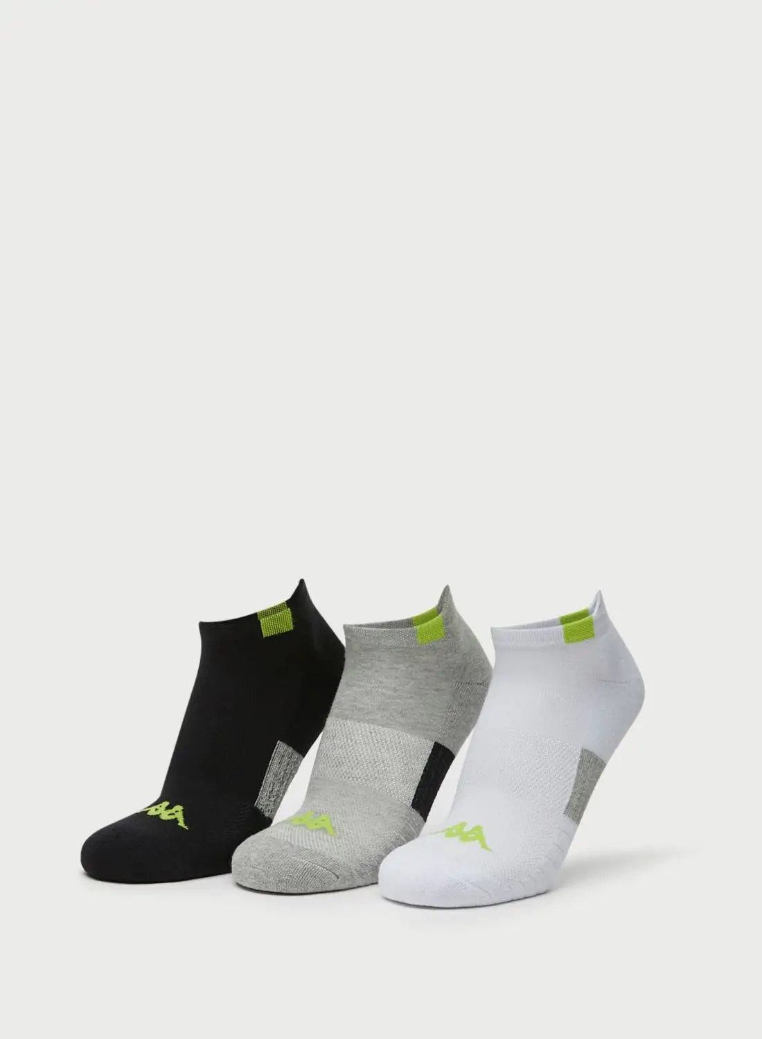 Kappa 3 Pack Logo Crew Socks