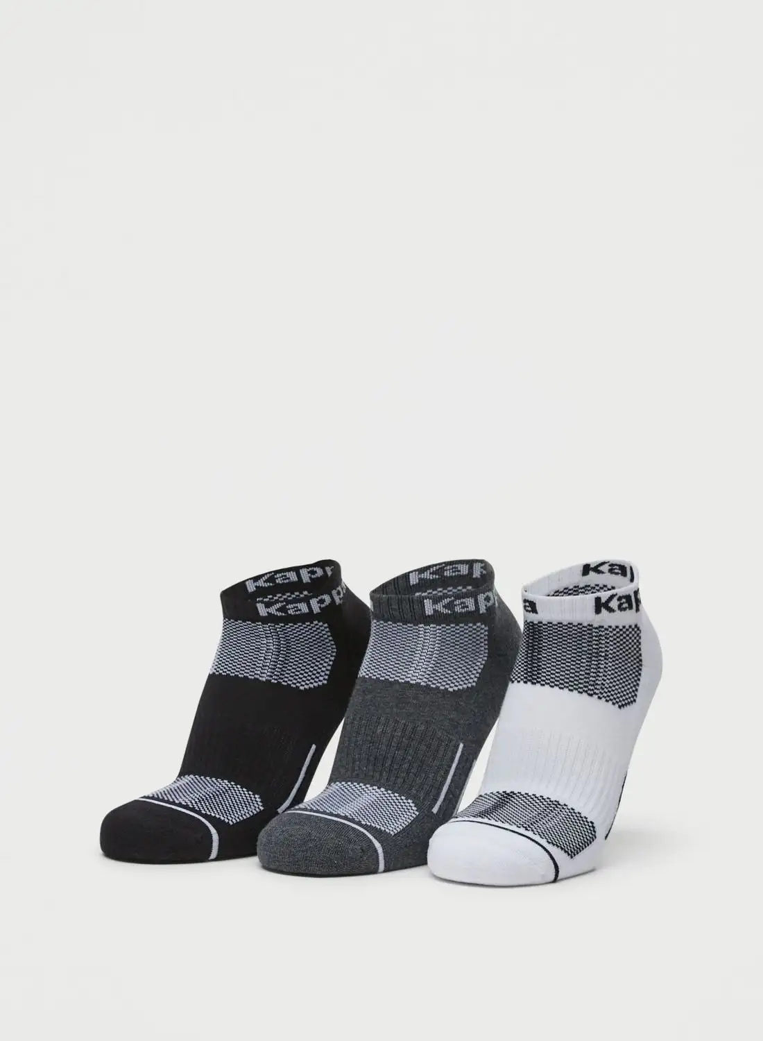 Kappa 3 Pack Logo Crew Socks