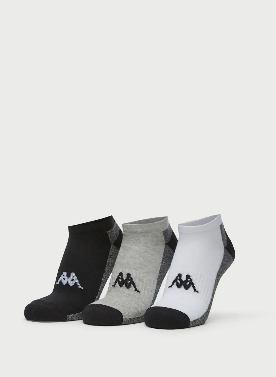 Kappa 3 Pack Logo Crew Socks