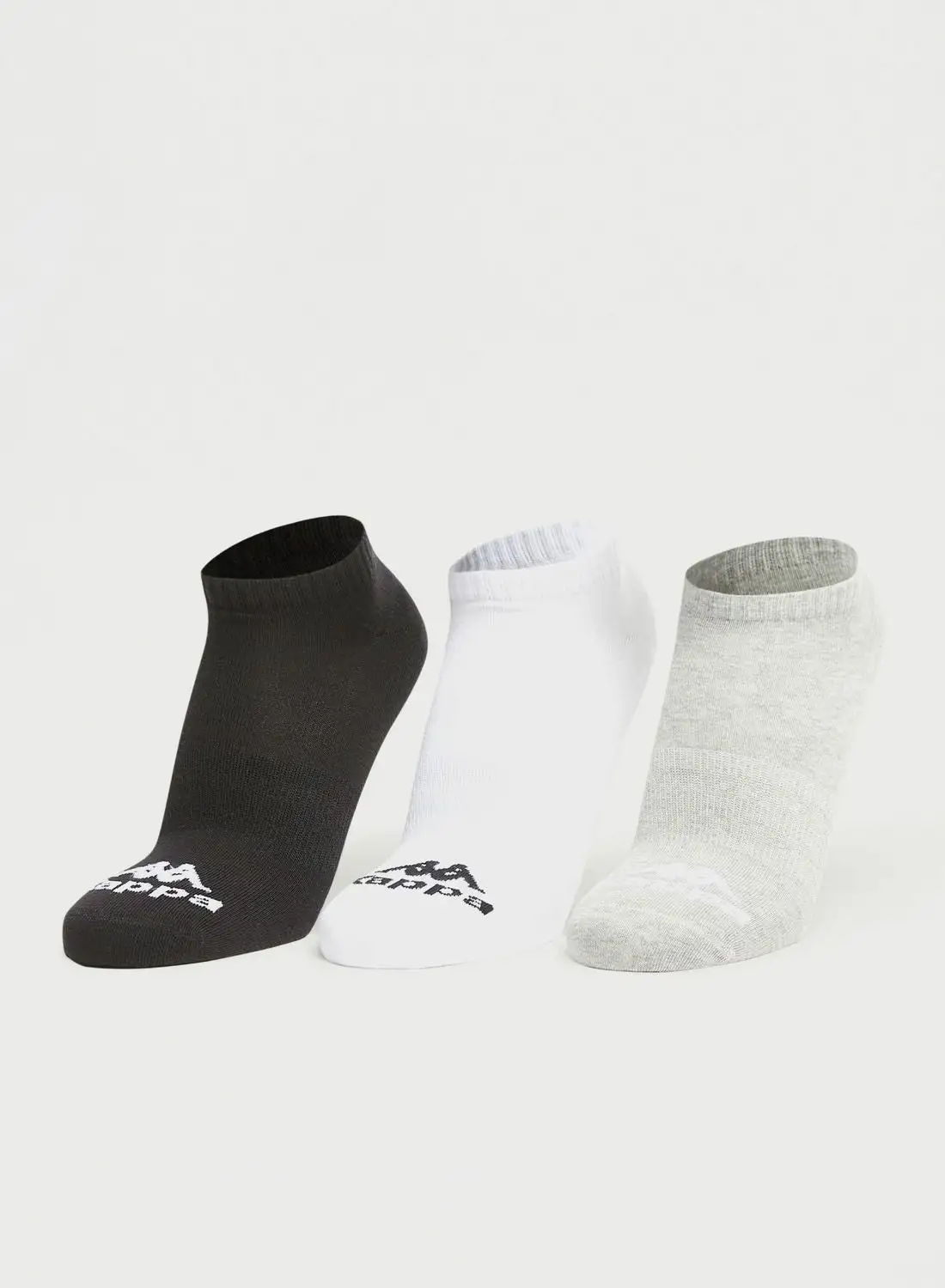 Kappa 3 Pack Logo Crew Socks