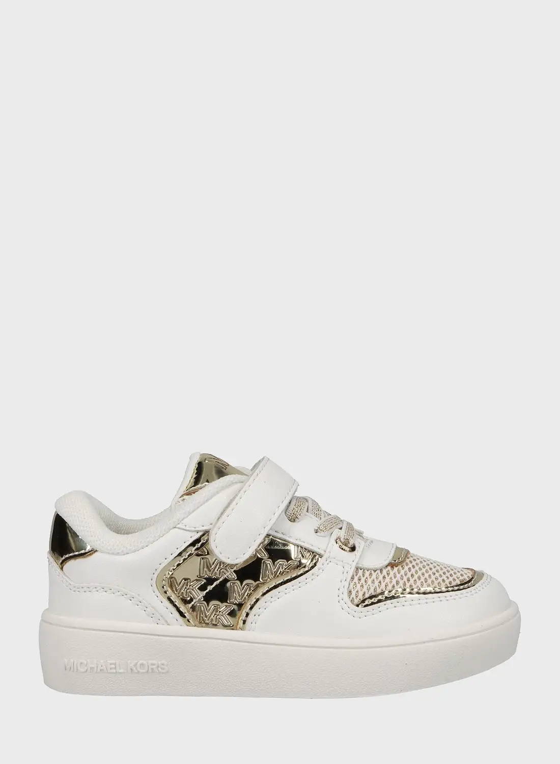 Michael Kors Kids Jem Rumi Low Top Velcro Sneakers