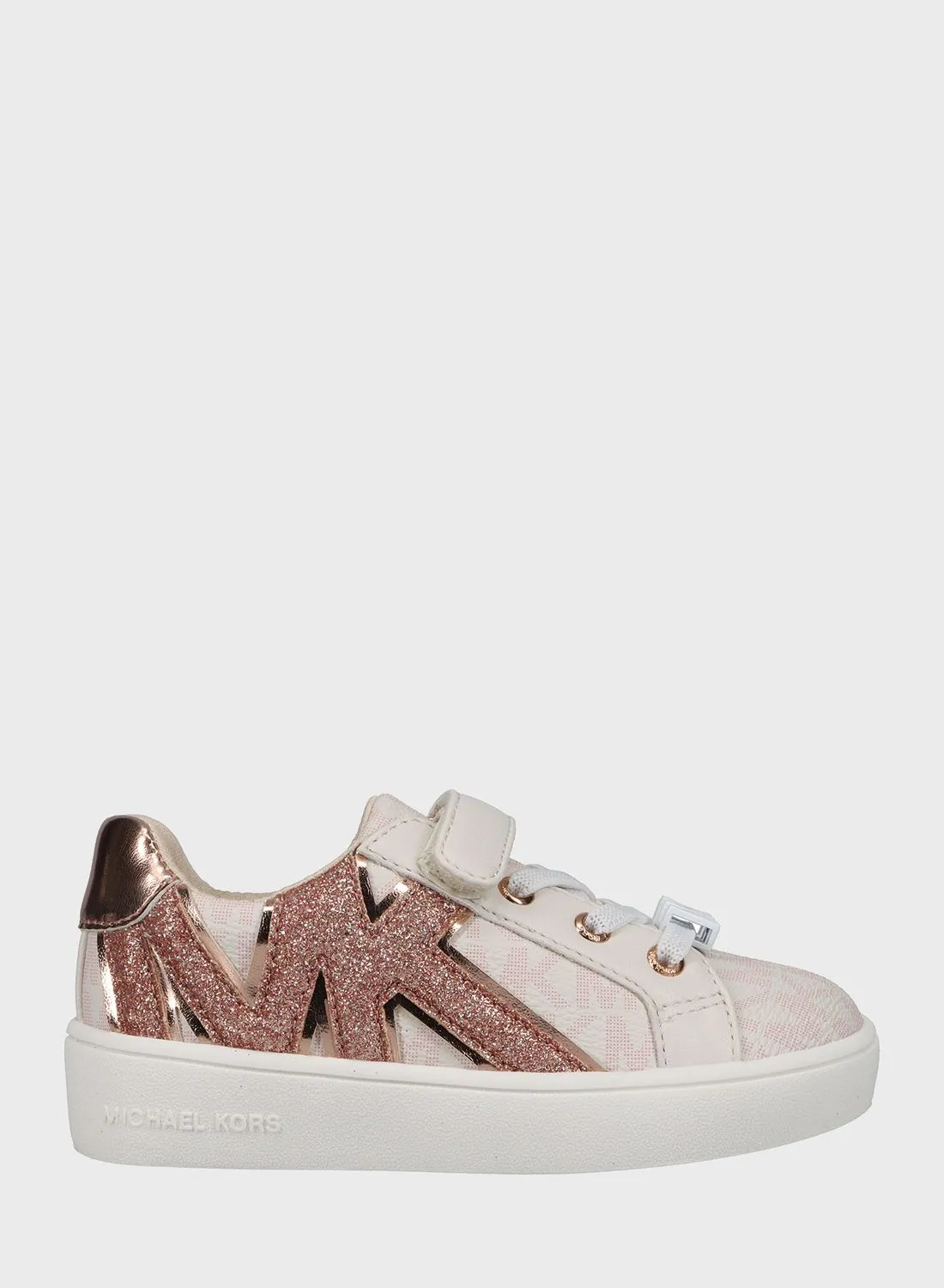 Michael Kors Kids Jem Airin Ps Low Top Velcro Sneakers