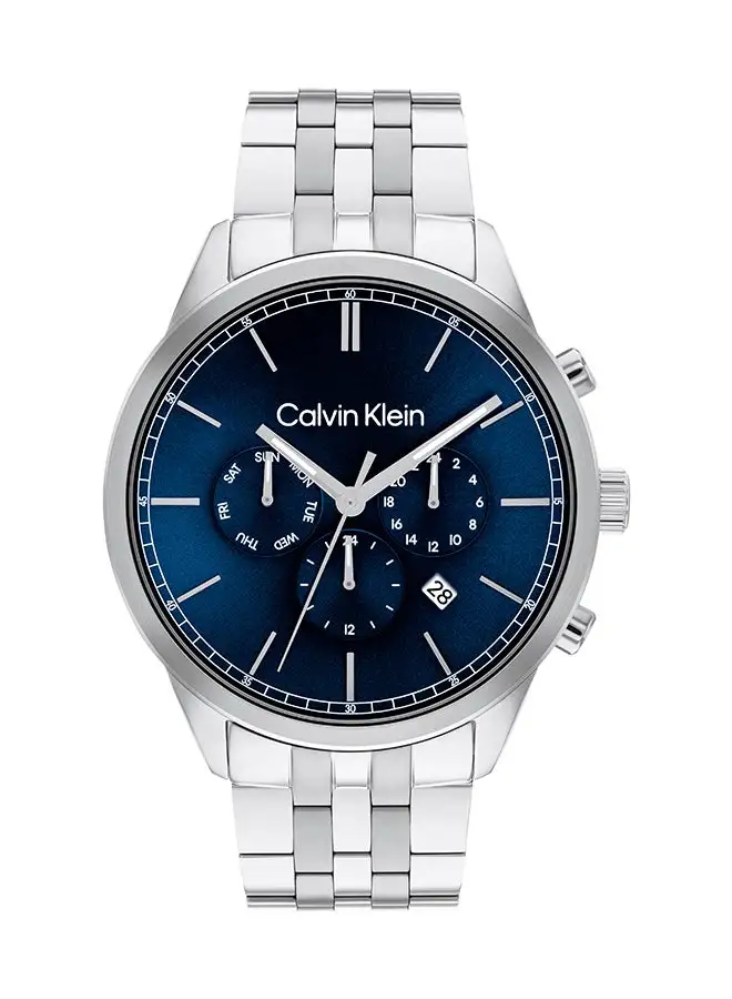 CALVIN KLEIN Men's Analog Round Shape Stainless Steel Wrist Watch 25200377 - 44 Mm