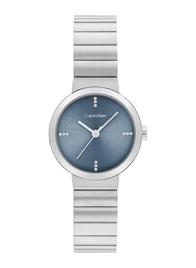 CALVIN KLEIN Unisex Analog Round Shape Stainless Steel Wrist Watch 25200415 - 25 Mm