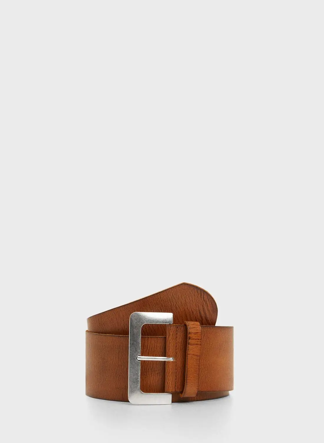 MANGO Allocated Hole Buckle Belt