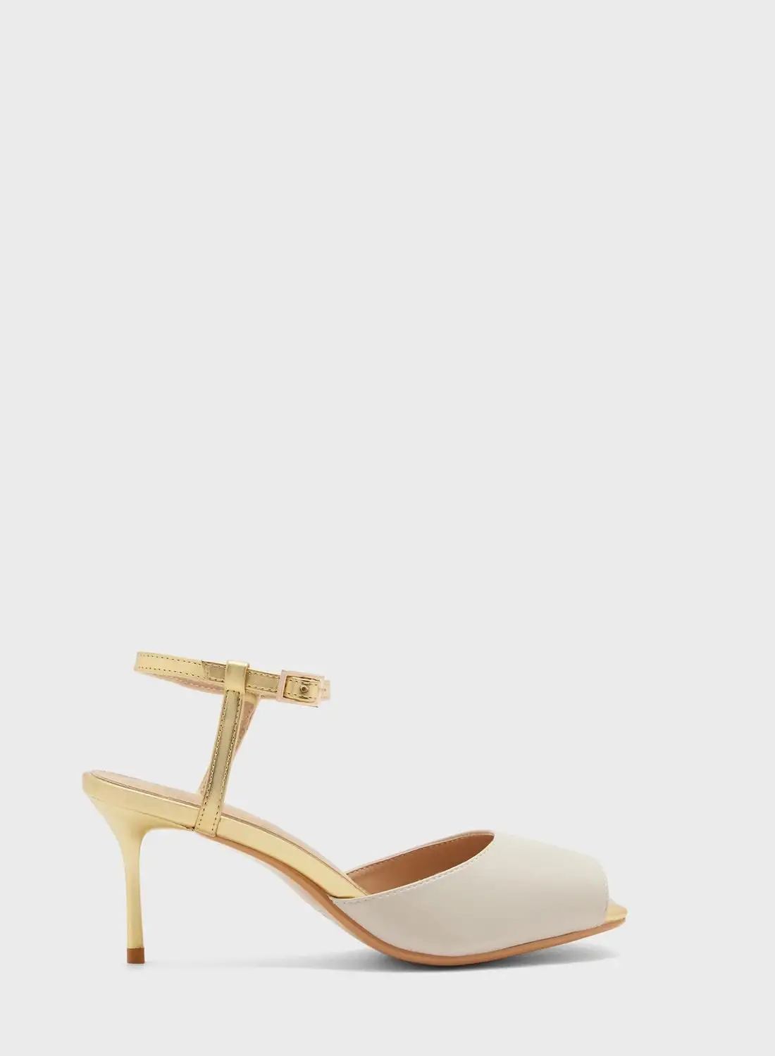 Khizana Peeptoe Ankle Strap Pump