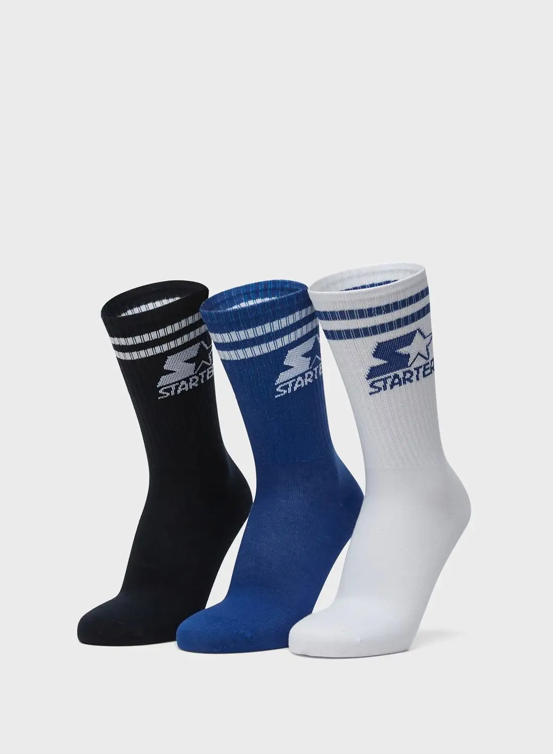 STARTER 3 Pack Logo Crew Socks