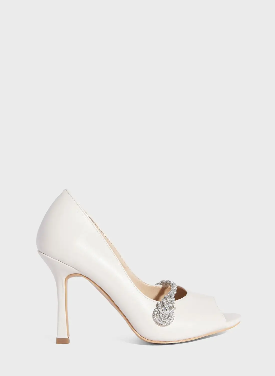 Ella Limited Edition Diamante Peep Toe Pump