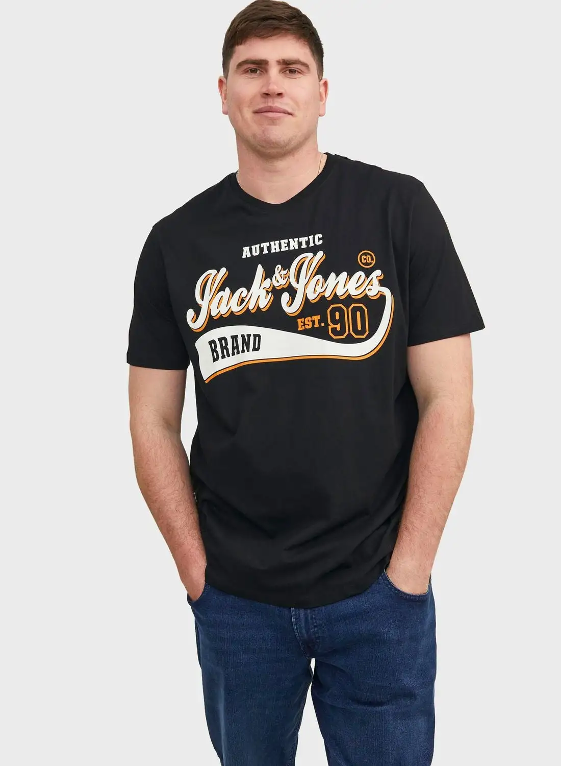 JACK & JONES Graphic Crew Neck T-Shirt