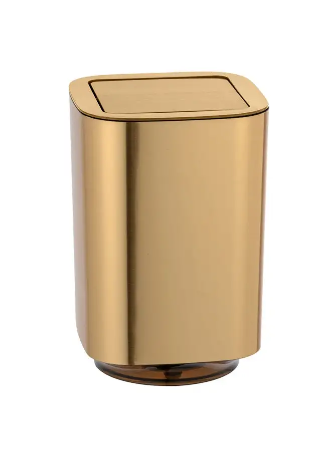 Wenko Swing Cover Bin Auron Gold 5.5 Liter