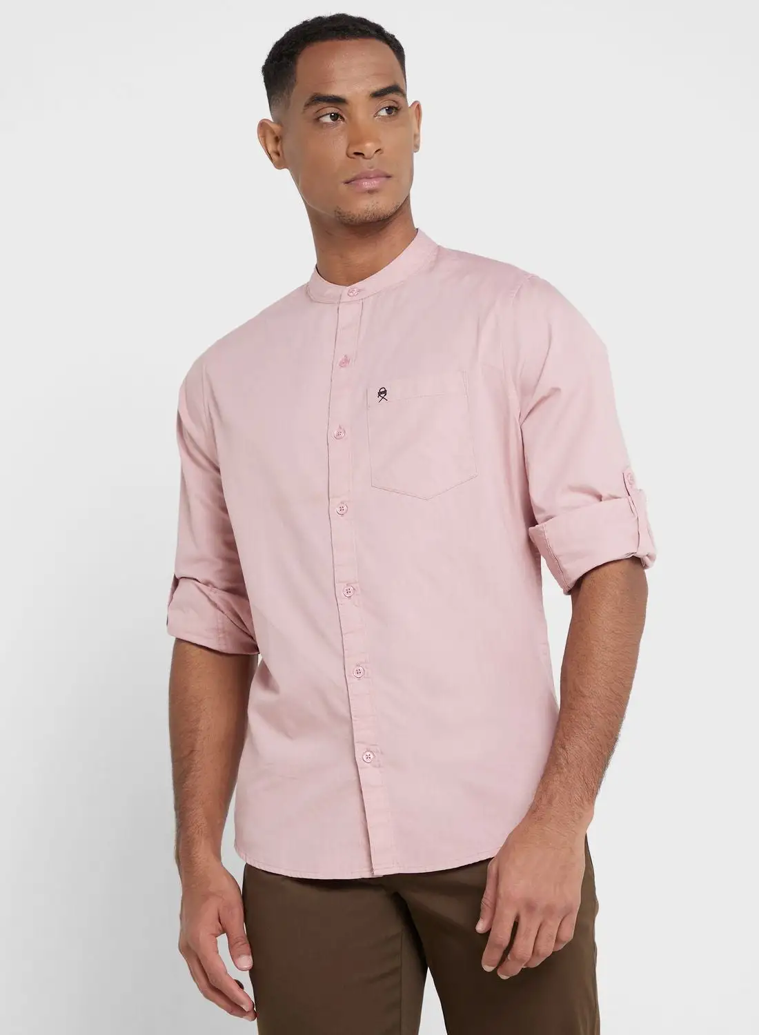 Thomas Scott Thomas Scott Men Pink Pure Cotton Slim Fit Casual Shirt