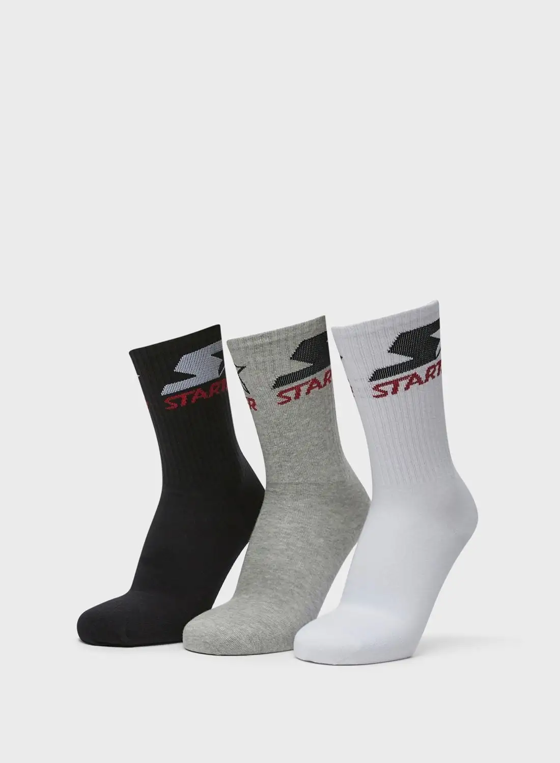 STARTER 3 Pack Logo Crew Socks