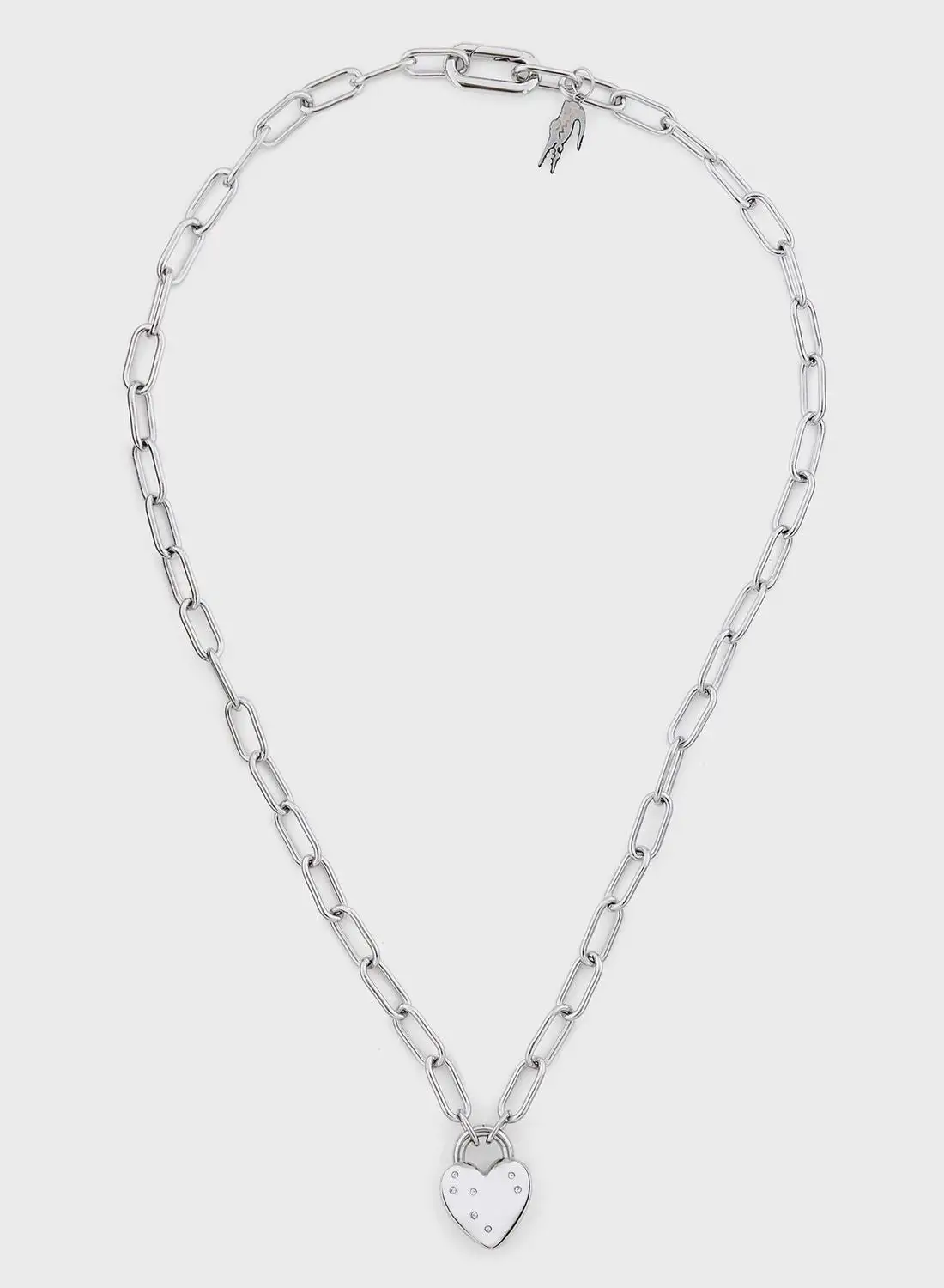 LACOSTE Sterling Heart Necklace