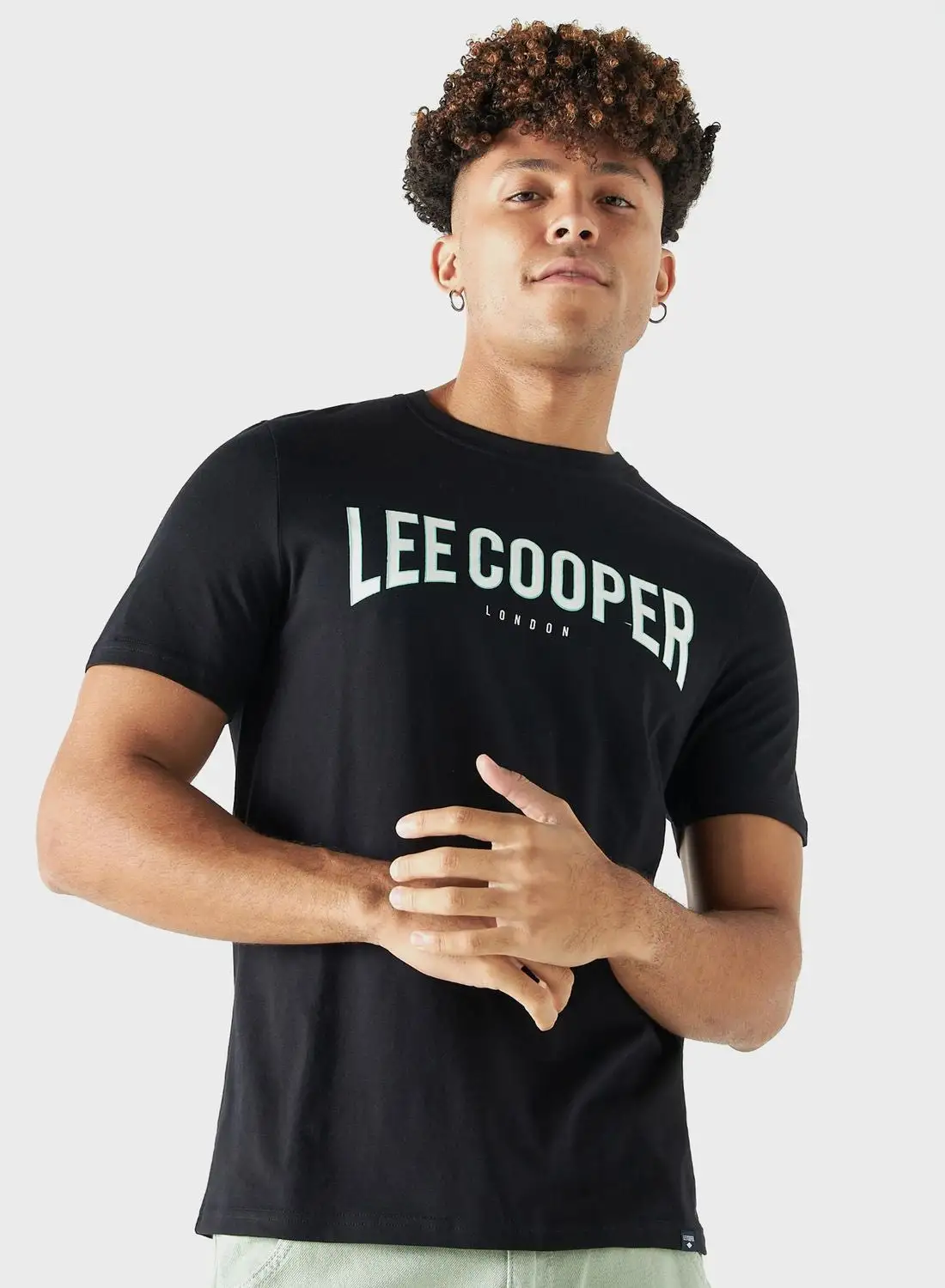 Lee Cooper Graphic Print Crew Neck T-Shirt