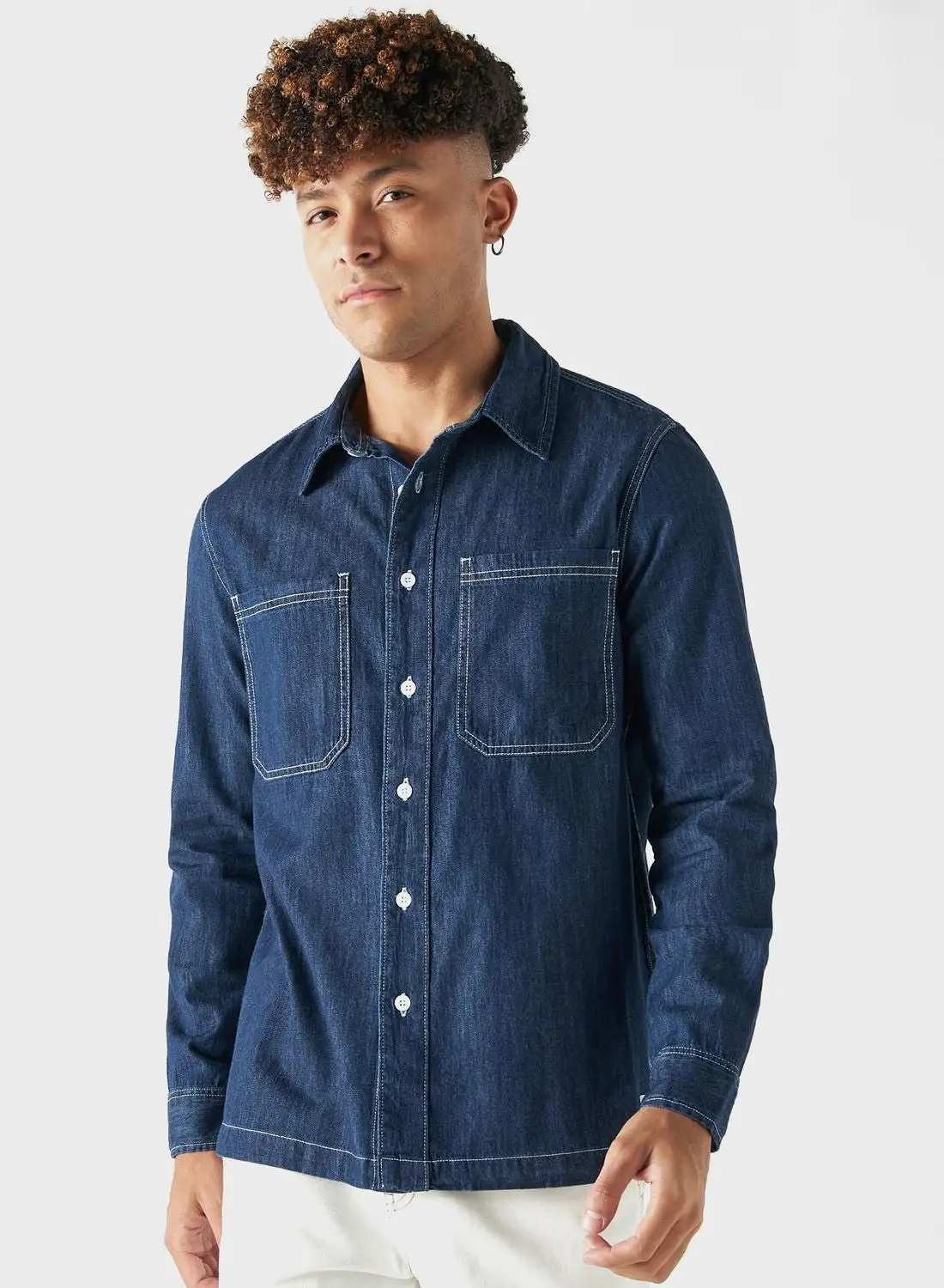 Lee Cooper Pocket Detail Regular Fit Shirt