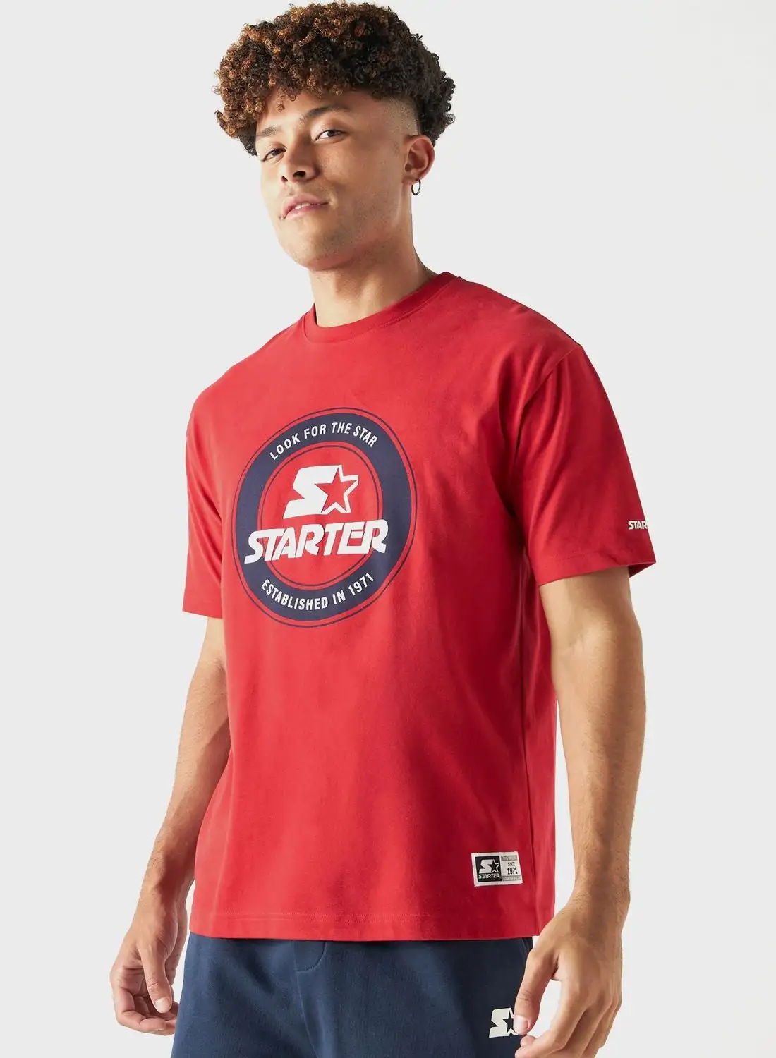 STARTER Graphic Print Crew Neck T-Shirt