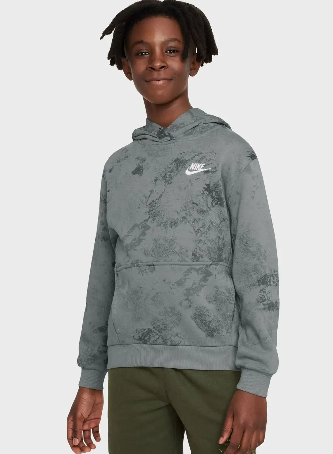 Nike Nsw Club All Over Printed Hoodie