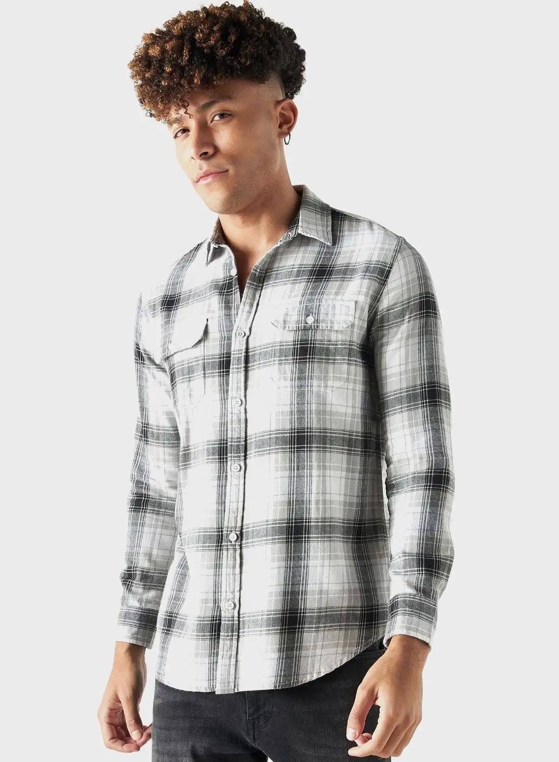 Lee Cooper Checked Regular Fit Shirt