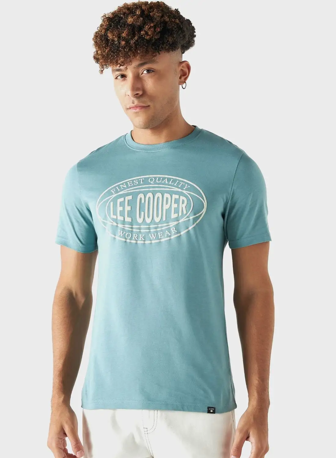 Lee Cooper Graphic Print Crew Neck T-Shirt