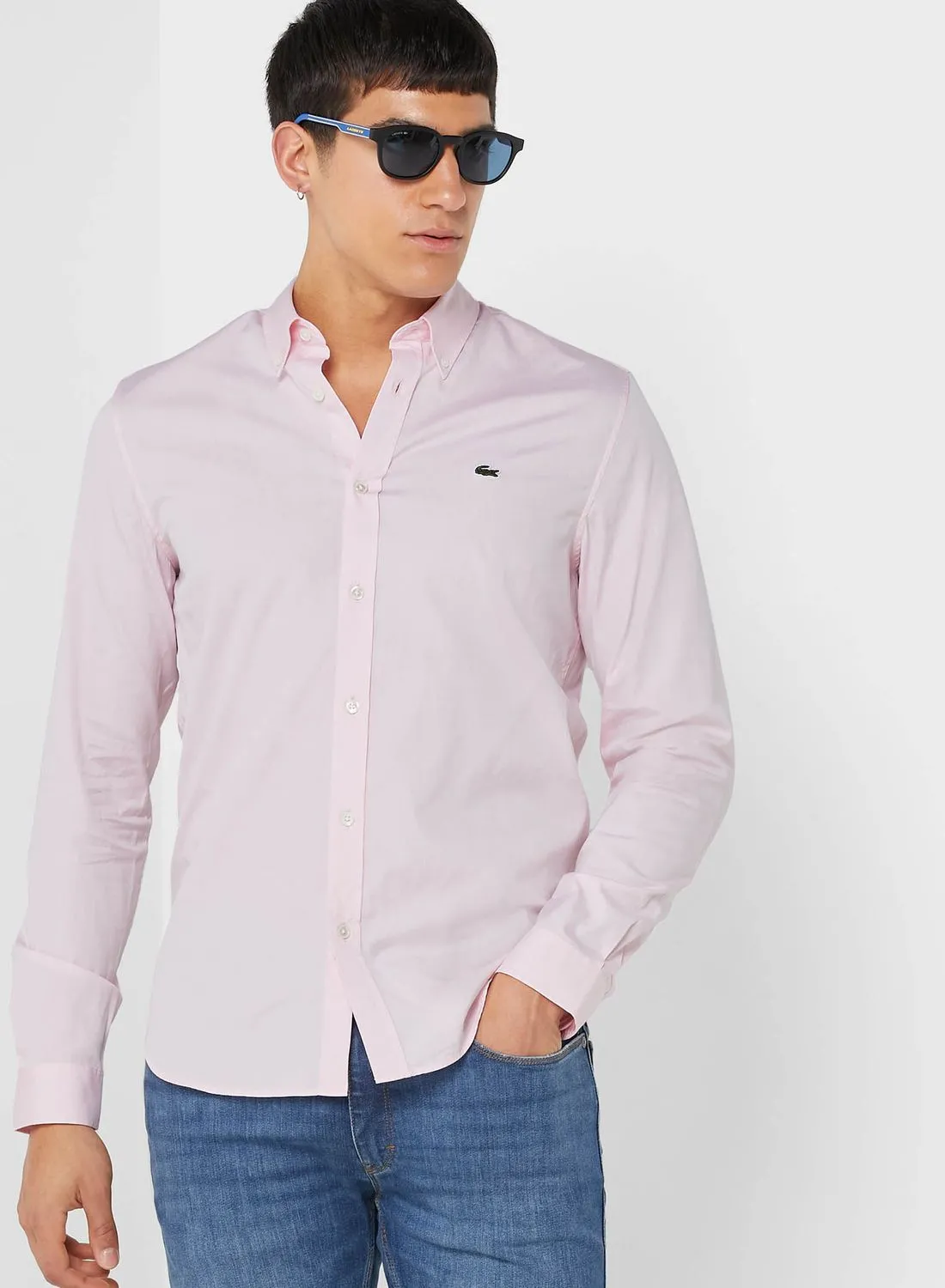 LACOSTE Essential Regular Fit Shirt