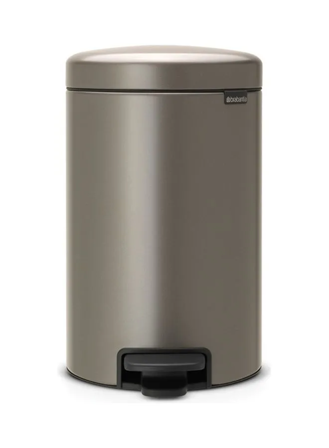 brabantia Newicon Pedal Bin Grey 12Liters