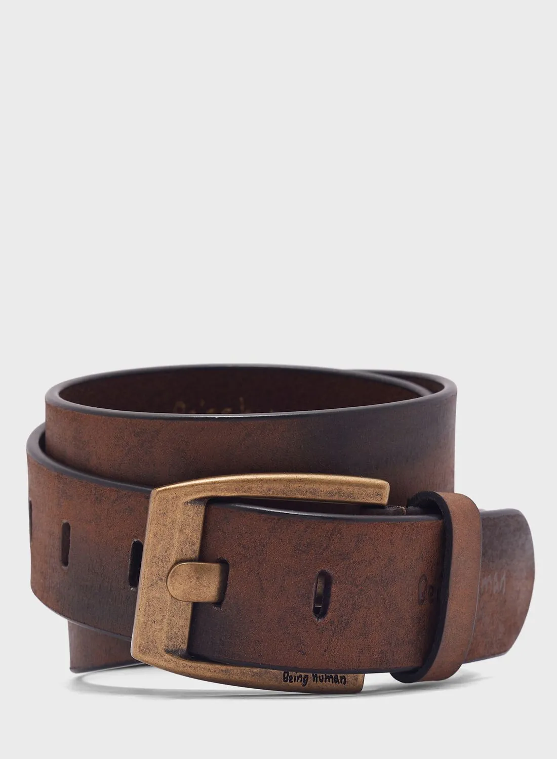 Being Human Casual Pu Allocated Hole Belt