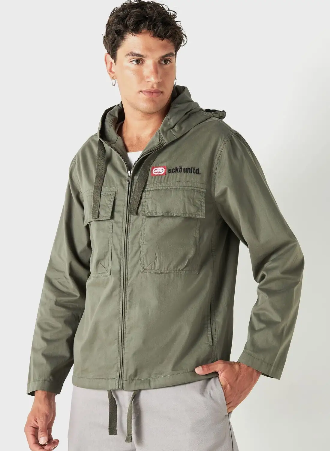 Ecko Zip Through Hooded Jacket