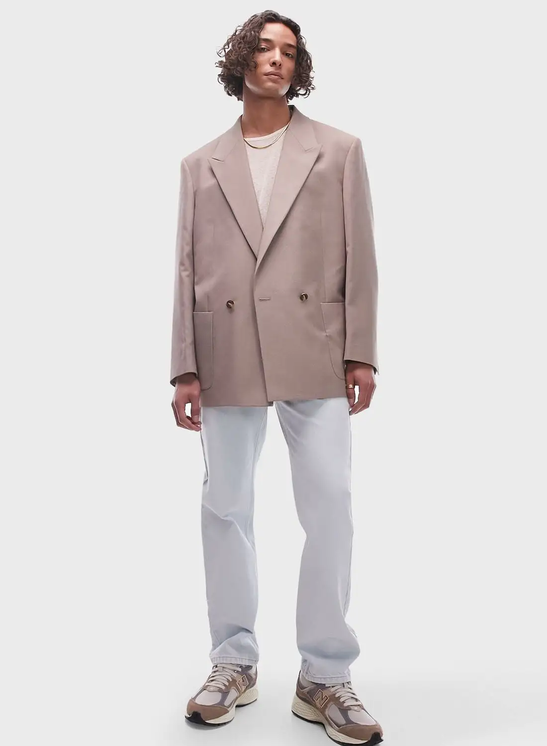 TOPMAN Oversized Double Breasted Blazer