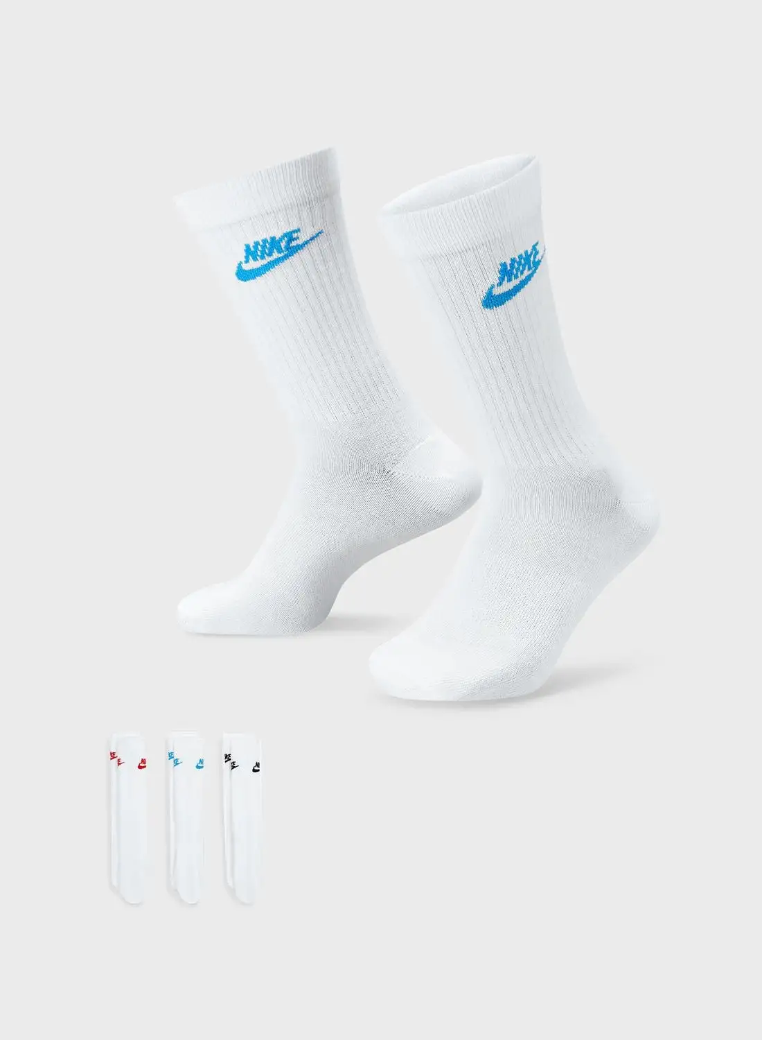 Nike 3 Pack Everyday Essential Crew Socks