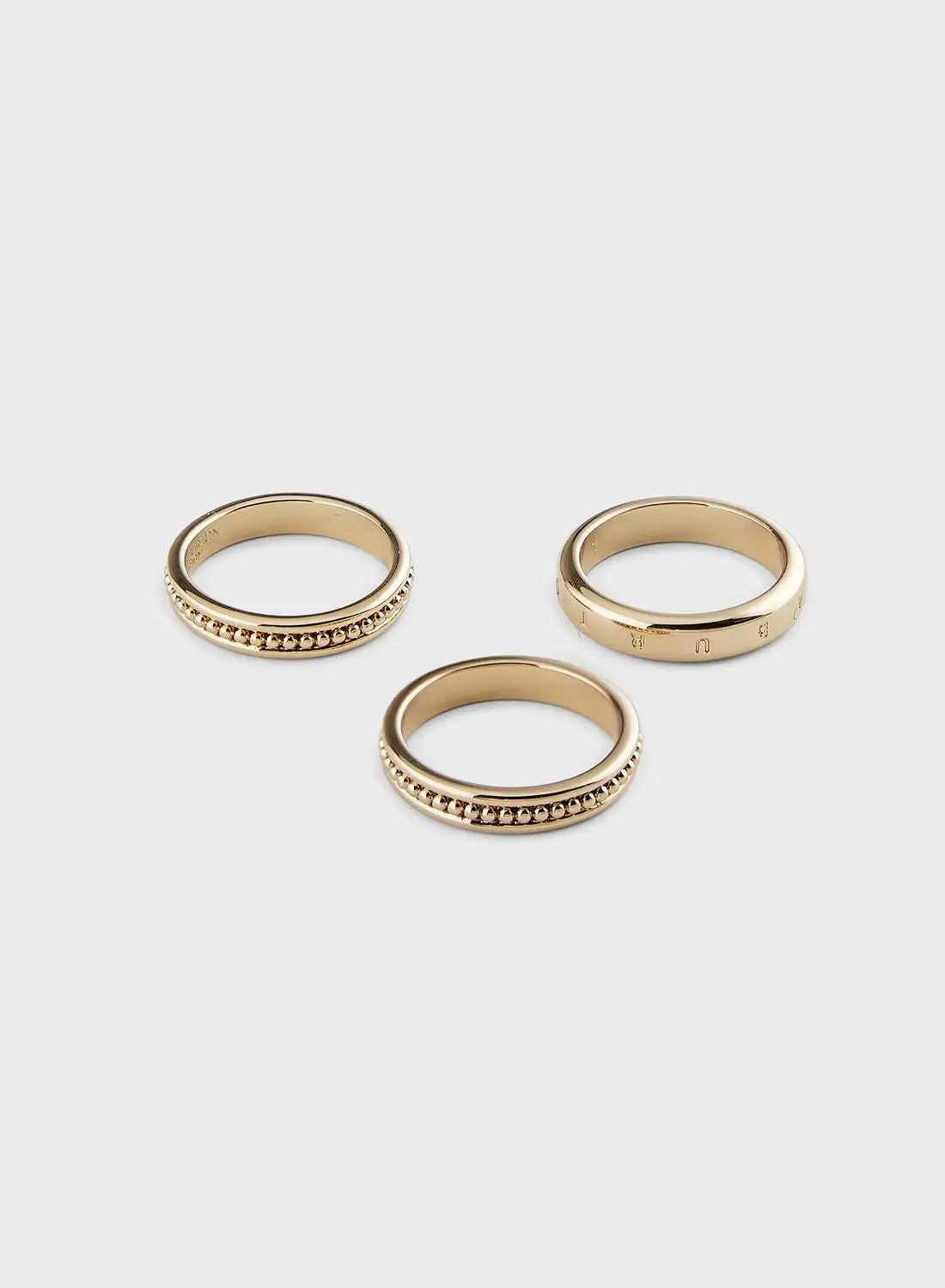 OLIVIA BURTON Ionic Plated  Rings Set