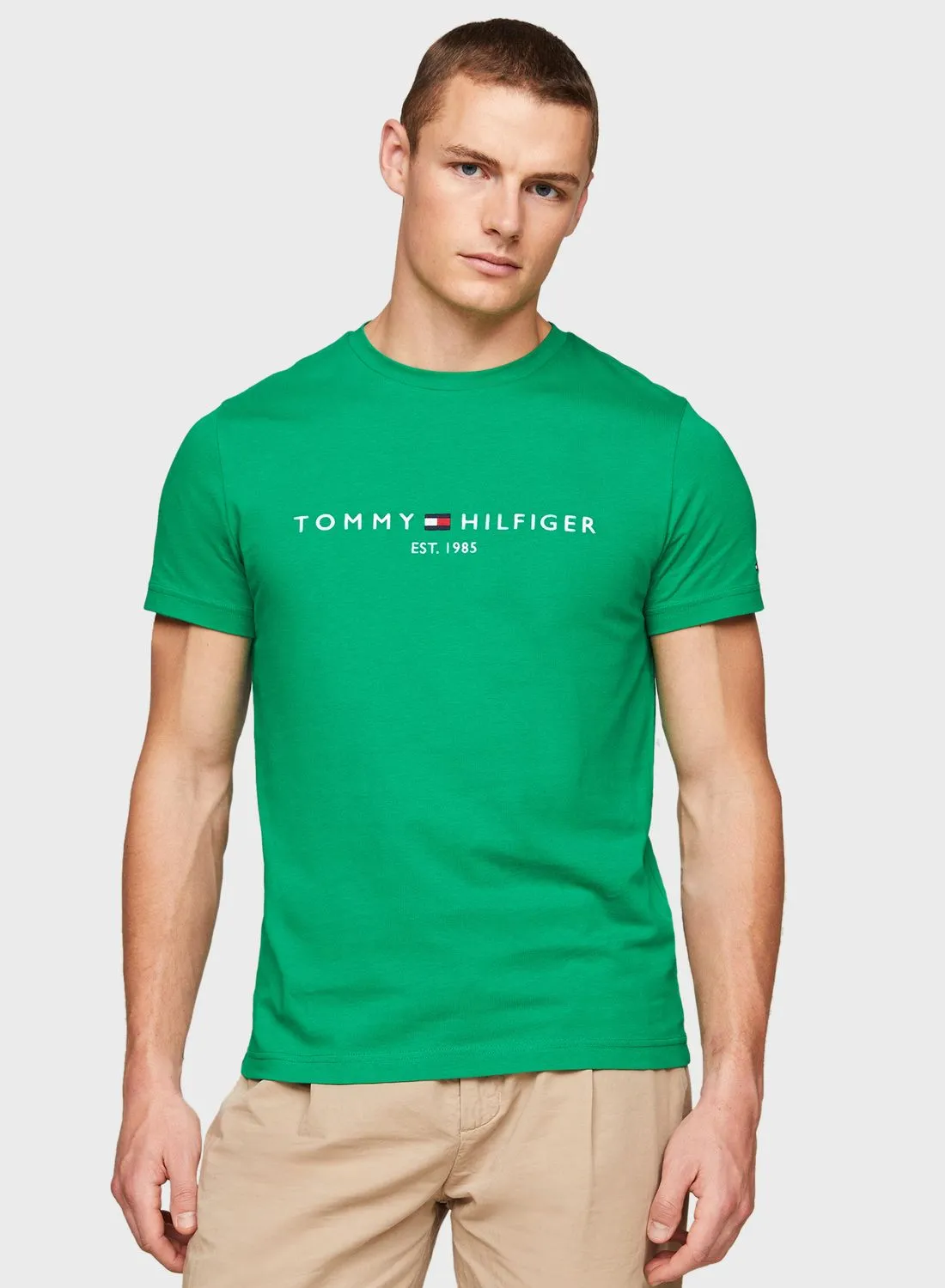 TOMMY HILFIGER Logo Crew Neck T-Shirt