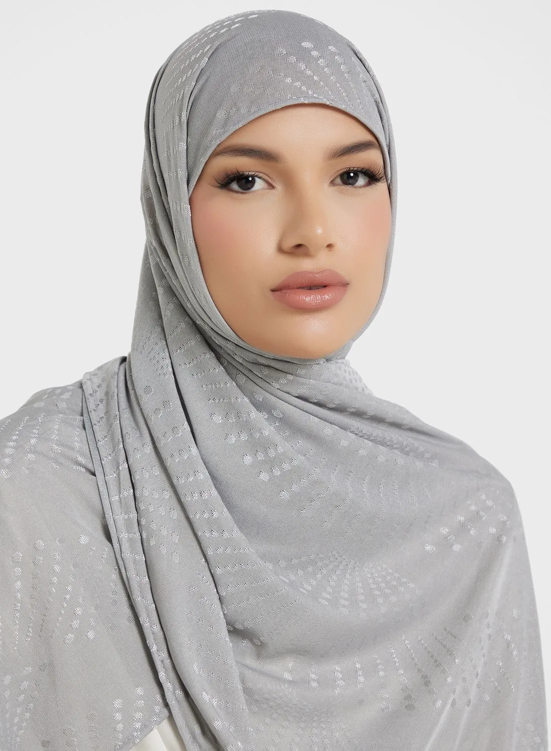 Khizana Embroidered Long Hijab Scarf