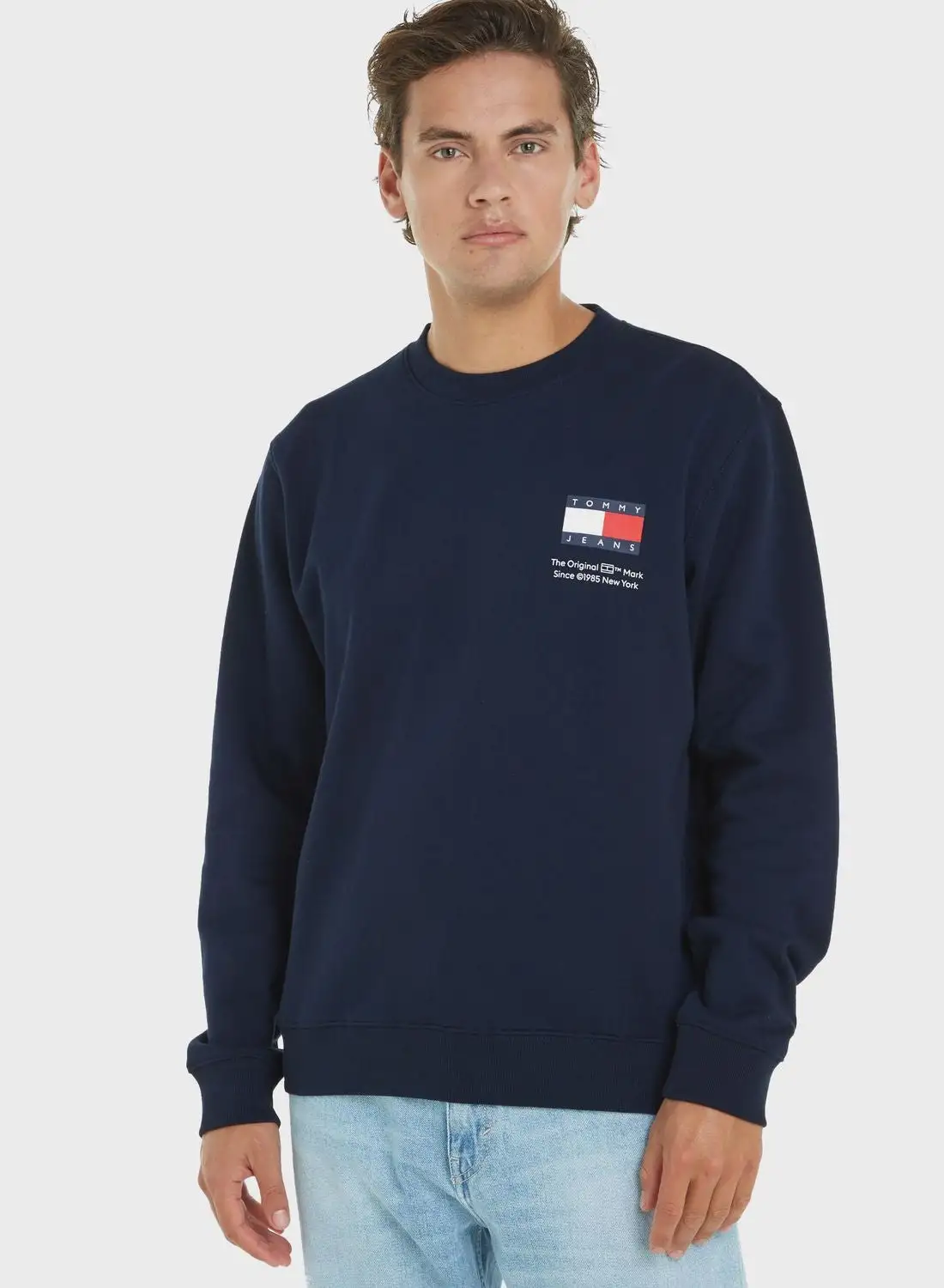 TOMMY JEANS Monogram Crew Neck Sweatshirt