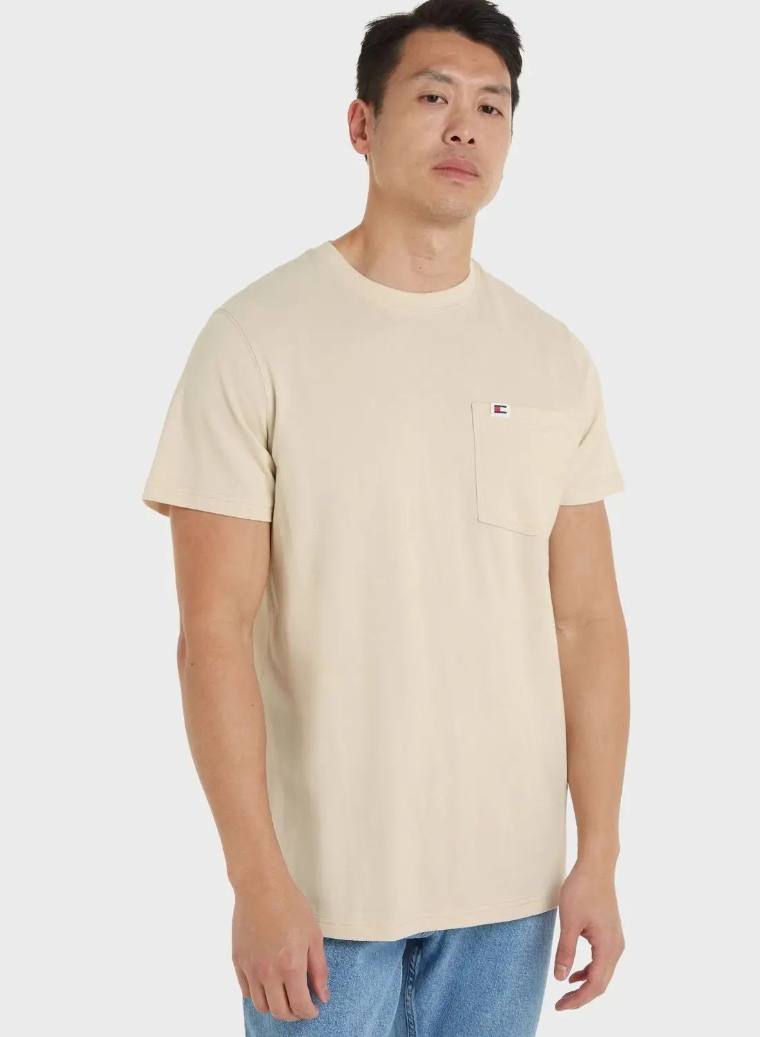 TOMMY JEANS Pique Crew Neck T-Shirt