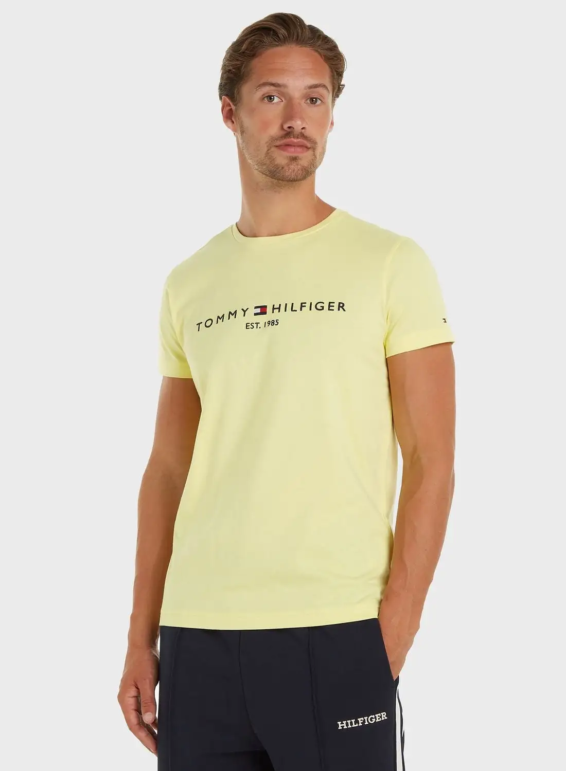 TOMMY HILFIGER Logo Crew Neck T-Shirt