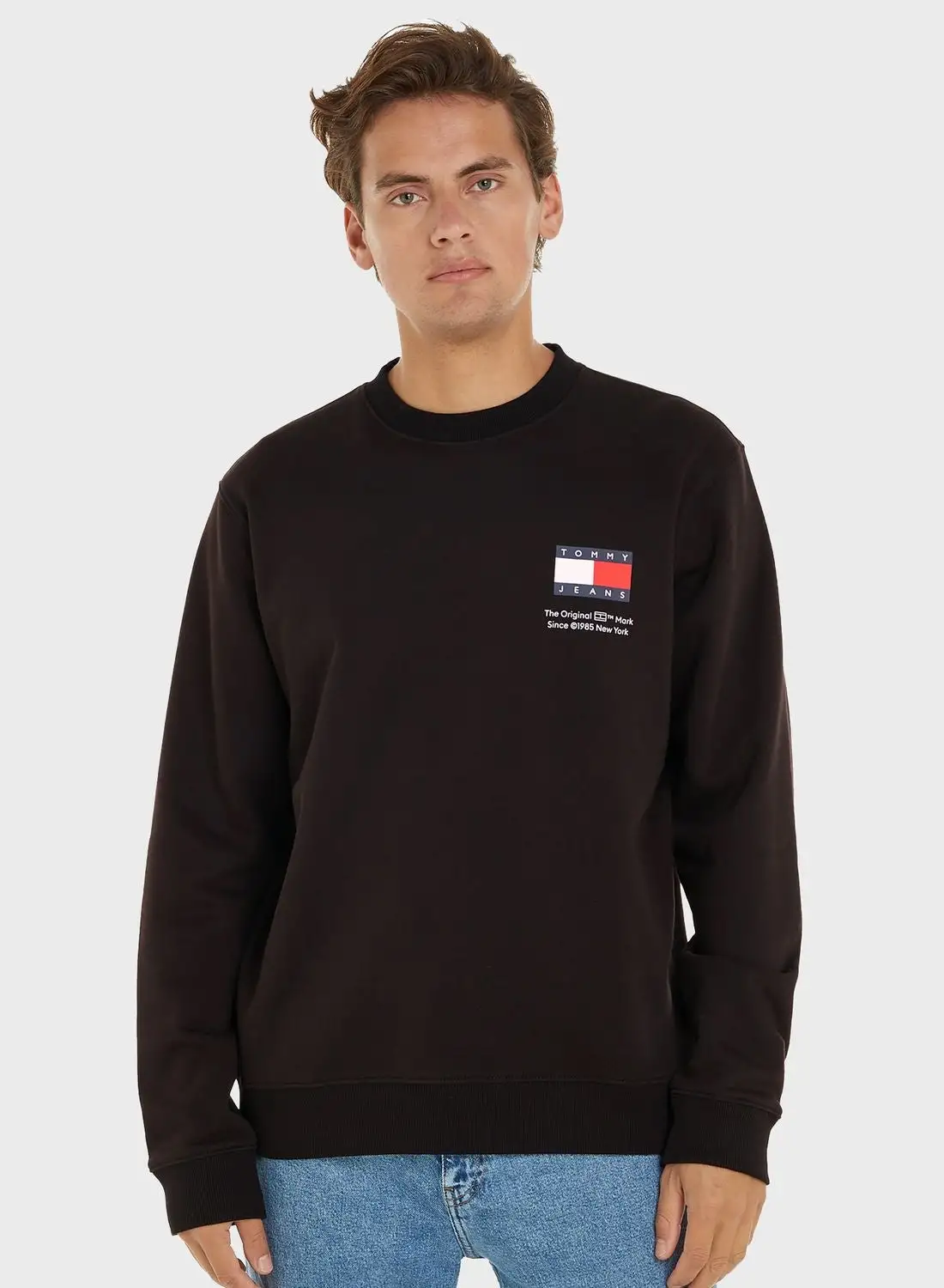 TOMMY JEANS Monogram Crew Neck Sweatshirt