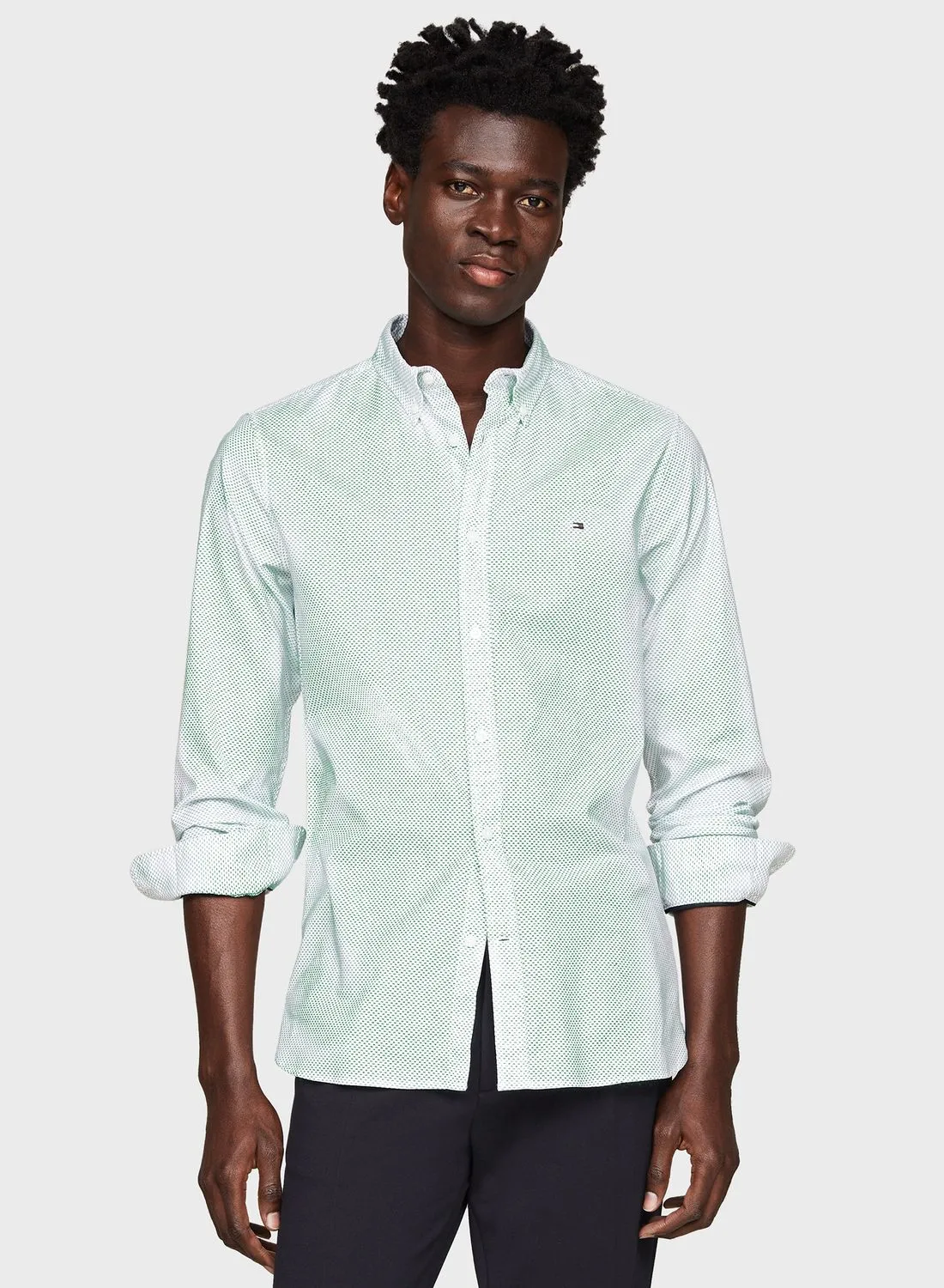 TOMMY HILFIGER Button Down Slim Fit Shirt