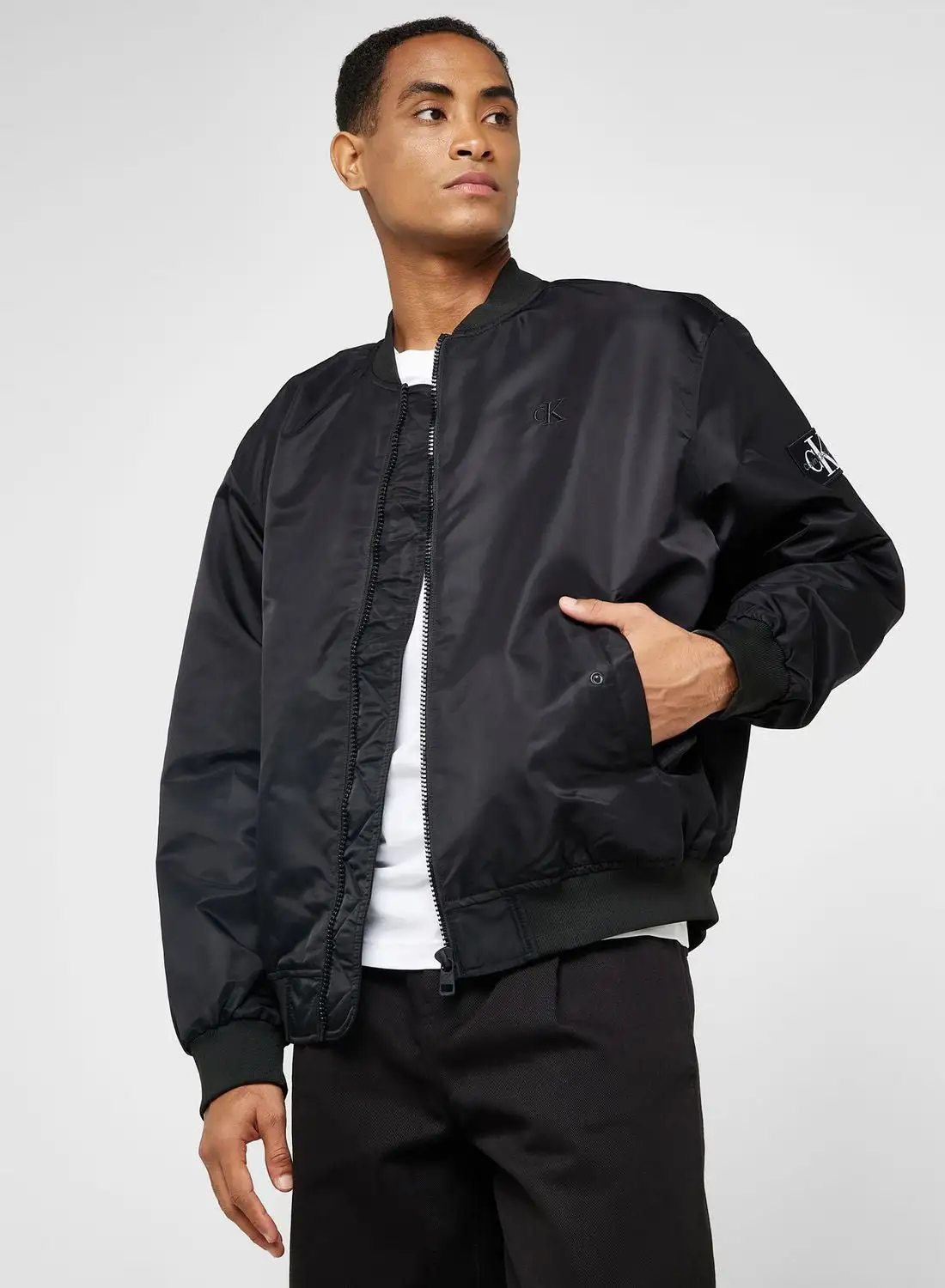 Calvin Klein Jeans Logo Bomber Jacket