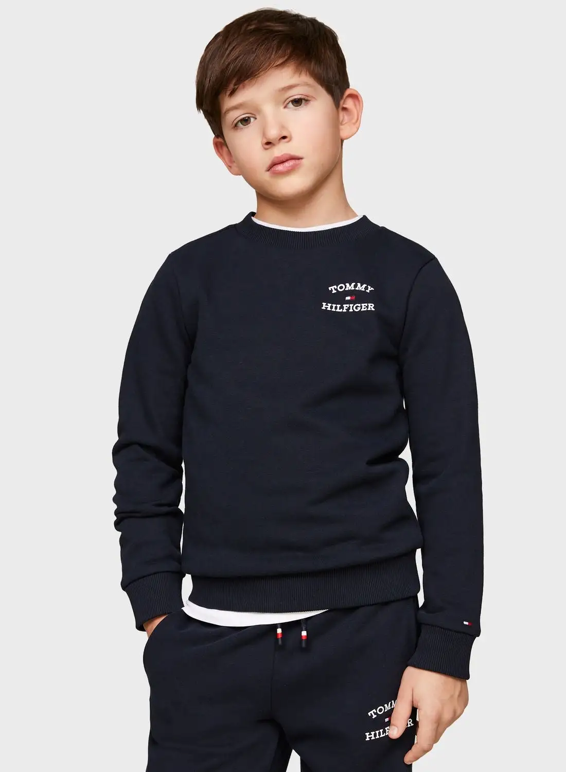 TOMMY HILFIGER Kids Logo Sweatshirt