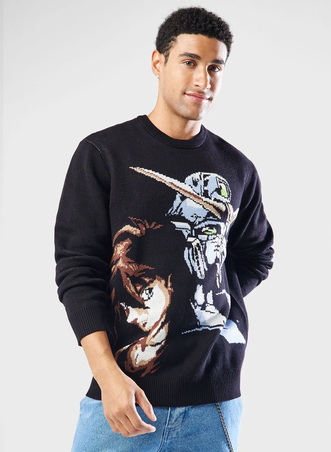 HUF Gundam Wing Crewneck Sweater