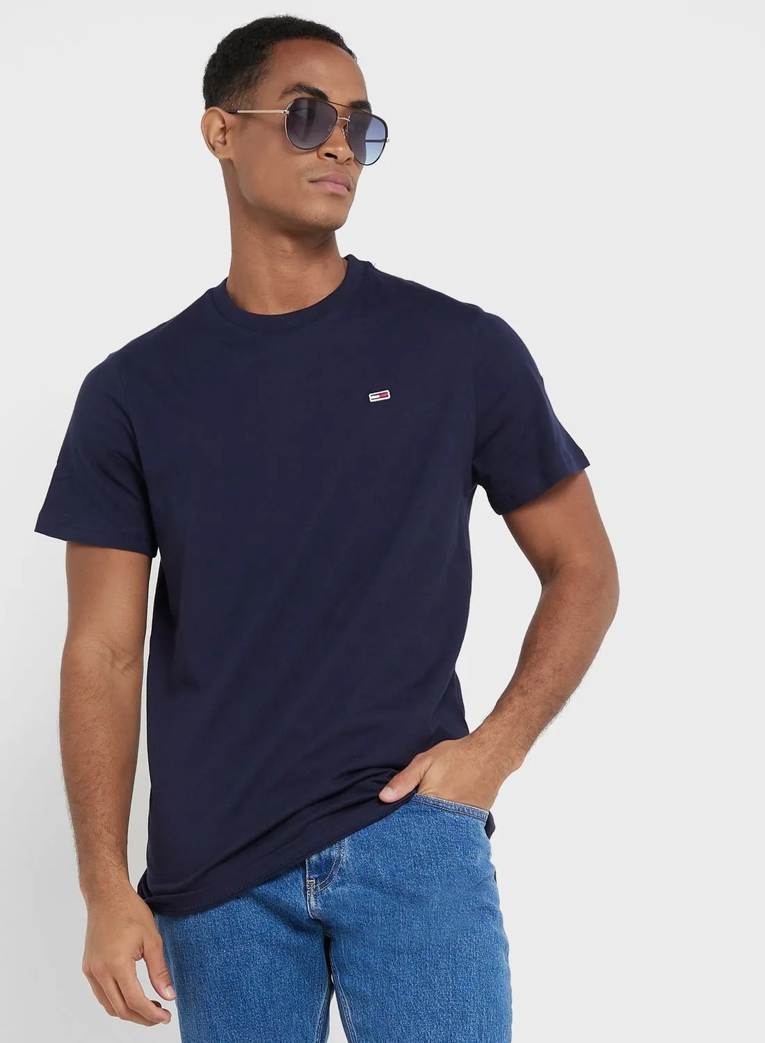 TOMMY JEANS Monogram Crew Neck T-Shirt