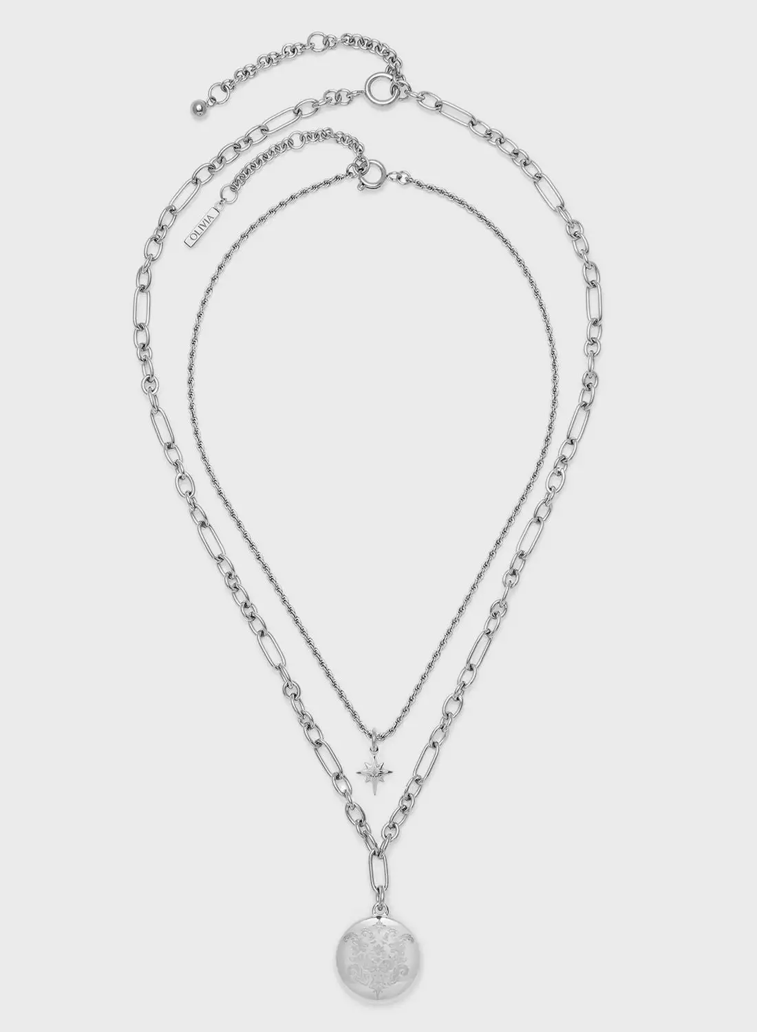 OLIVIA BURTON Stainless Layered  Necklace