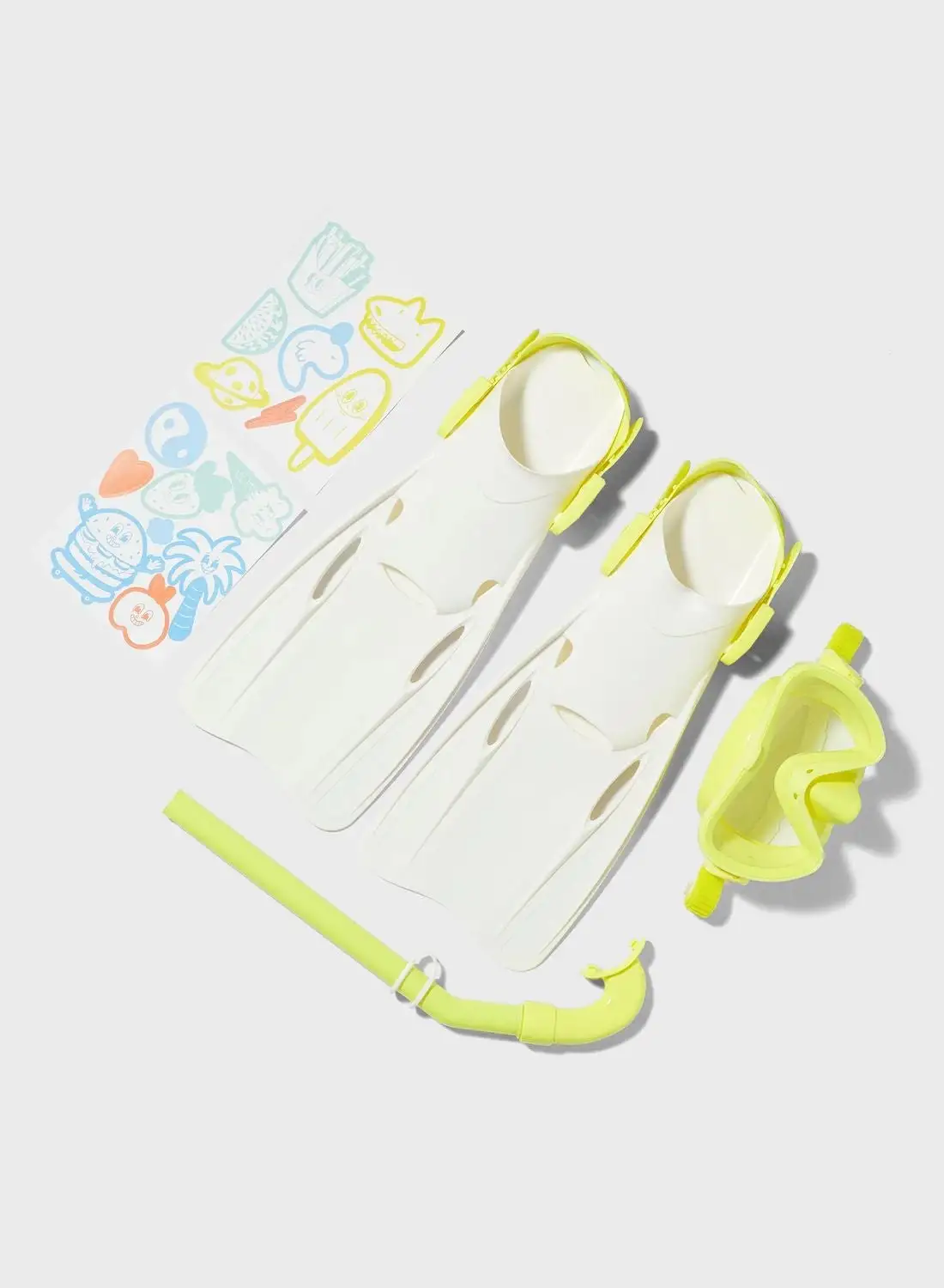 SUNNY LIFE Kids Snorkel Set Medium The Sea Kids Yellow