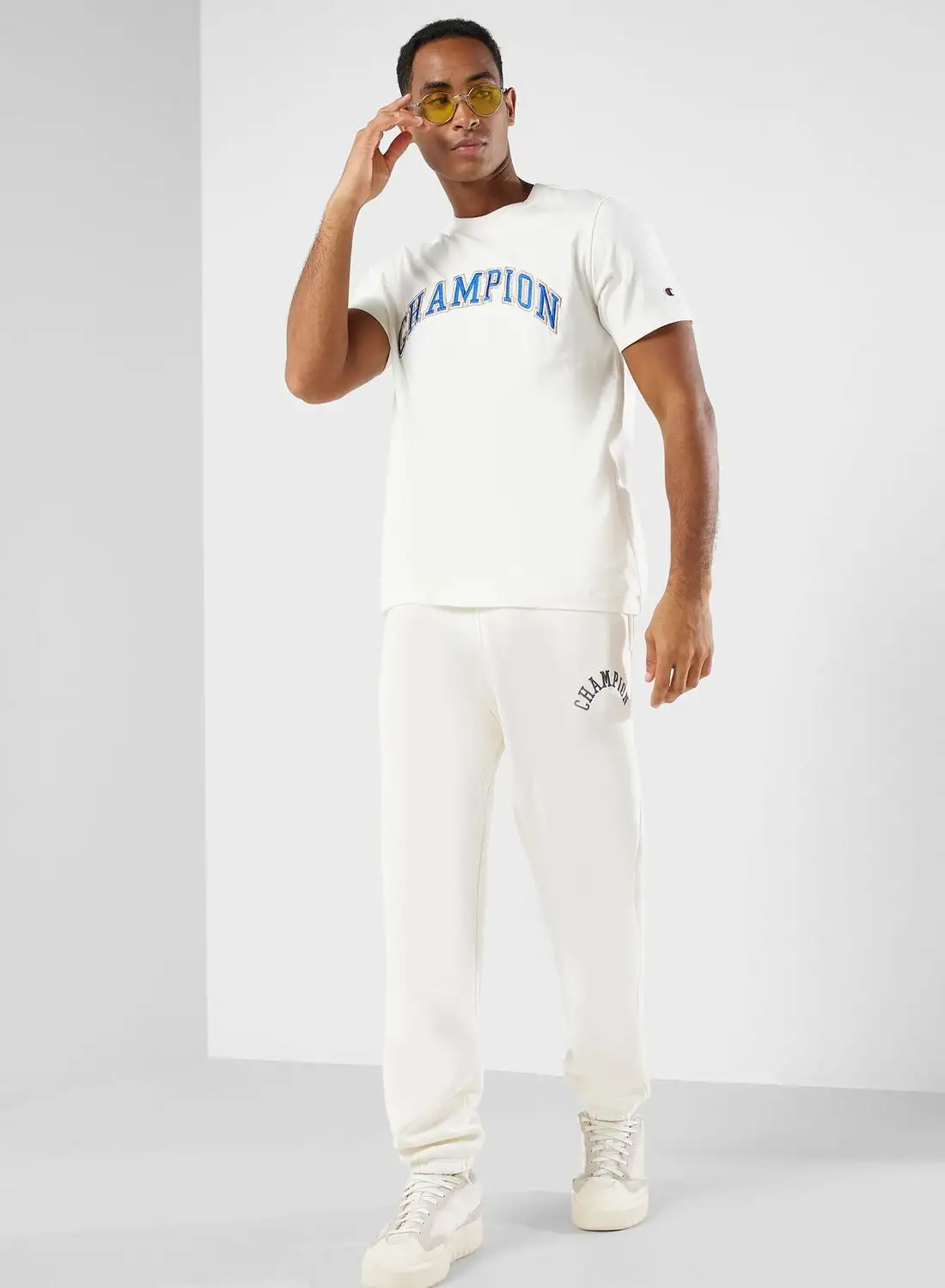 Champion Logo Cuffed Pants